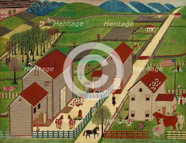 Mahantango Valley Farm, late 19th century. Creator: Unknown.