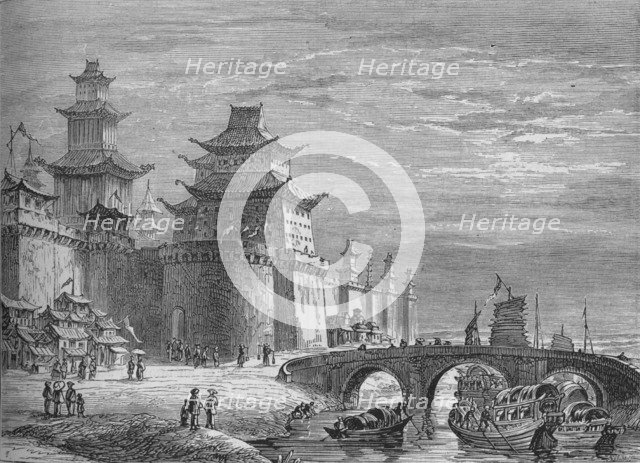 'Western Gate, Pekin', c1880. Artist: Unknown.