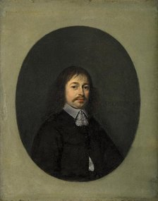 Portrait of a Man aged Forty-two, 1652. Creator: Gerard Terborch II.