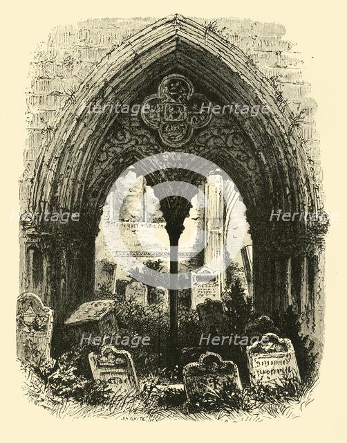 'Great Portal, Crowland Abbey', 1890.     Creator: Unknown.