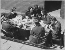 Royal Air Force No. 2 School of Photography, Palatine Road, Blackpool, 1942-1943. Creator: Barnet Saidman.