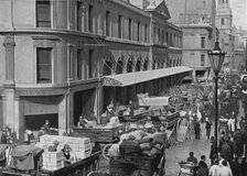 Billingsgate Market, City of London, c1900 (1911). Artist: Pictorial Agency.