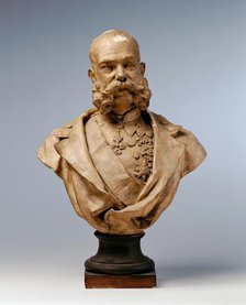 Emperor Franz Joseph I, around 1890. Creator: Stefan Schwartz.