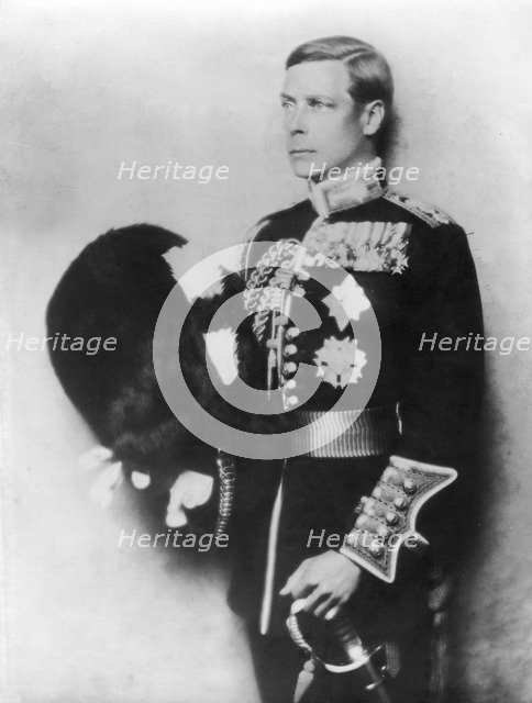 Edward, Prince of Wales, in military uniform. Artist: Unknown