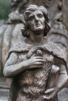 Statue of St John the Baptist. Artist: Unknown