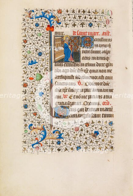 Saint Mark; Book of Hours, about 1440-1450. Creator: Workshop of the Bedford Master.
