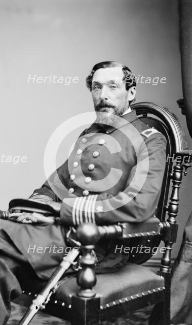 Captain Percival Drayton, US Navy, between 1855 and 1865. Creator: Unknown.