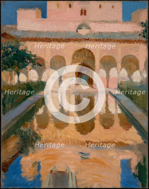 Hall of the Ambassadors, Alhambra, Granada, 1909. Creator: Joaquin Sorolla y Bastida.