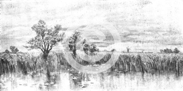 Pictures from the Royal Academy: Probably some Rain - J. Brett, A.R.A., 1895. Creator: George Meisenbach.