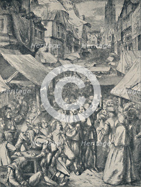 'Vanity Fair. From 'The Pilgrim's Progress' (John Bunyan)', c1850-1890, (1923). Artist: John Dawson Watson.