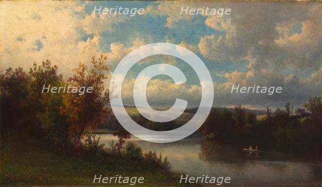 Landscape near Granby, Connecticut, 1870s. Creator: Hendrik Dirk Kruseman van Elten (American, 1829-1904).