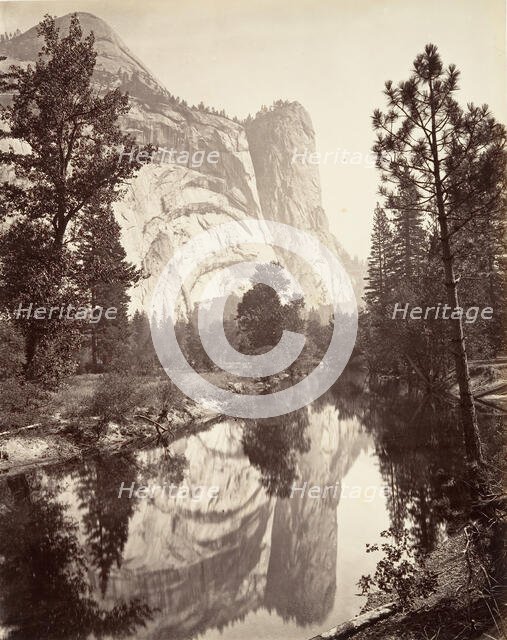 Washington Tower, Yosemite, ca. 1872, printed ca. 1876. Creator: Attributed to Carleton E. Watkins.