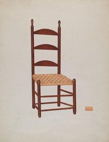 Chair, 1935/1942. Creator: Unknown.