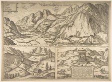 Innsbruck from the series Civitates Orbis Terrarum, vol. V, plate 59, 1590. Creator: Unknown.