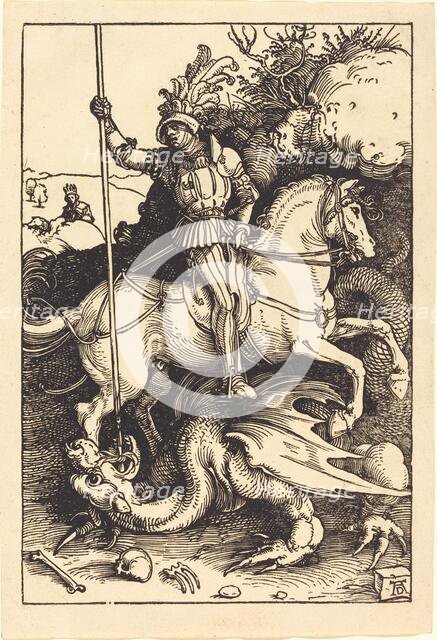 Saint George Killing the Dragon, 1501/1504. Creator: Albrecht Durer.