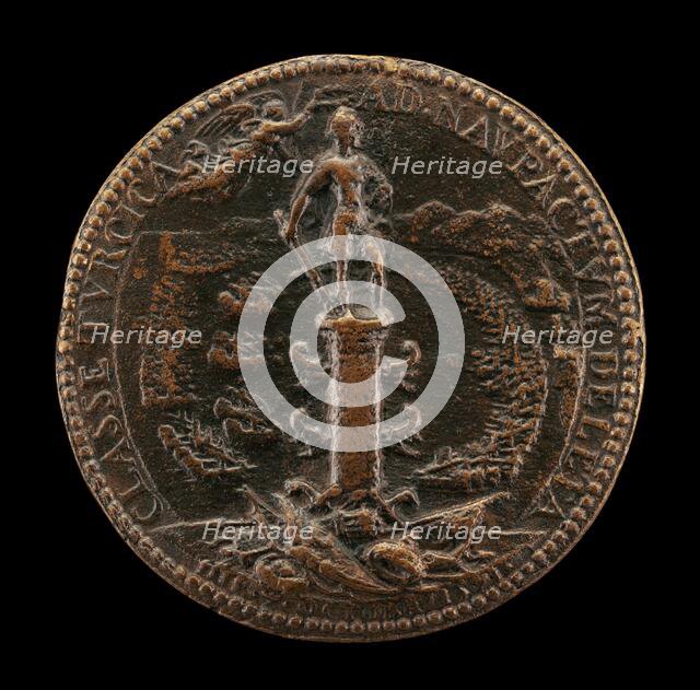 Allegory Celebrating Victory at Lepanto [reverse], 1571. Creator: Giovanni Vincenzo Melone.