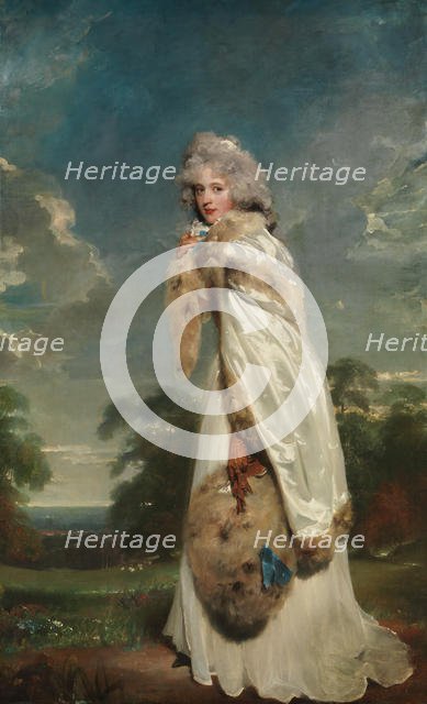 Elizabeth Farren (born about 1759, died 1829), Later Countess of Derby, 1790. Creator: Thomas Lawrence.