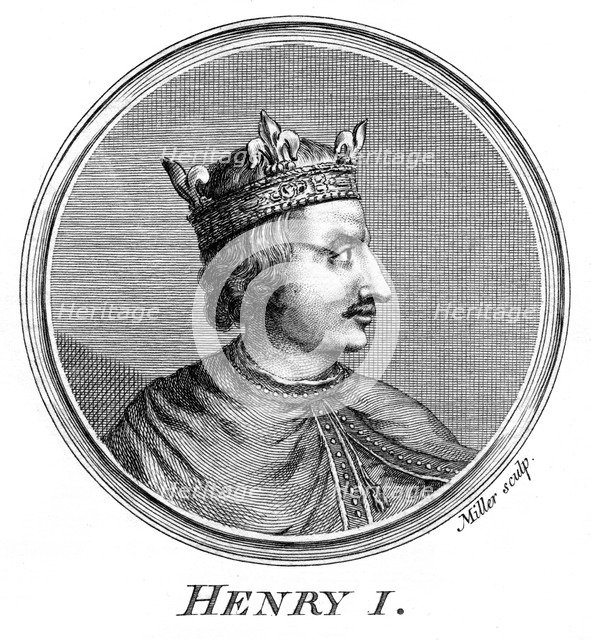Henry I, King of England.Artist: Miller