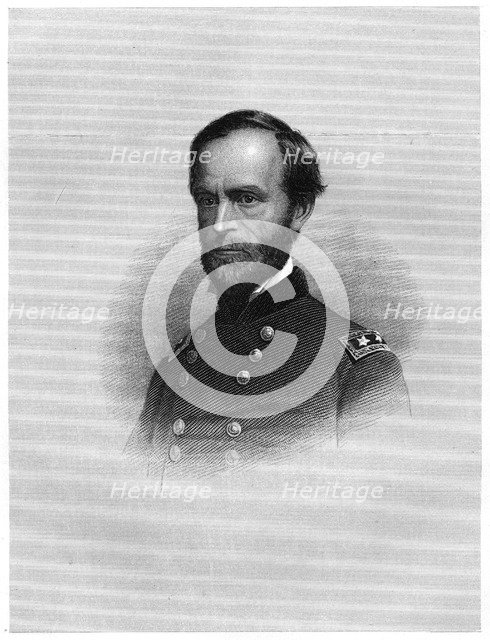 William Tecumseh Sherman, American soldier, businessman, educator, and author, 1872. Artist: Unknown