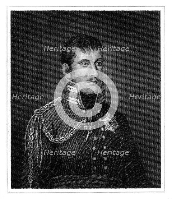 Frederick William III, King of Prussia, 1815.Artist: A Wheltier