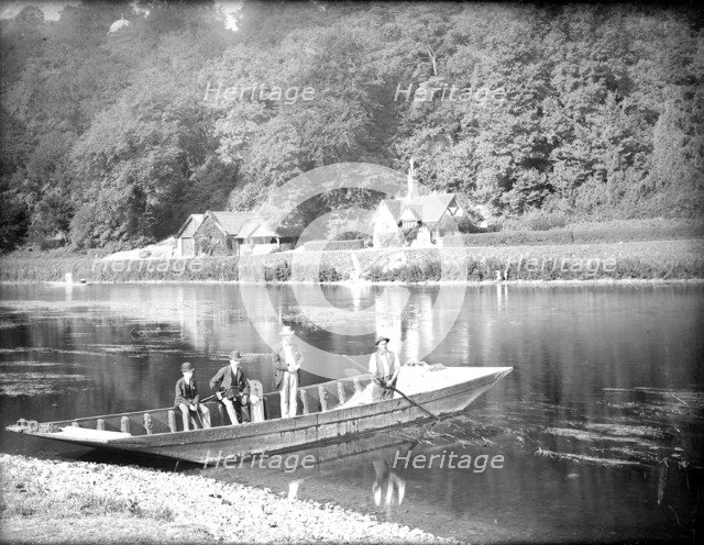 Cliveden Ferry, Cliveden, Taplow, Buckinghamshire, 1885. Artist: Henry Taunt