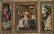 Triptych of Antonius Tsgrooten, 1507. Creator: Goswijn van der Weyden.