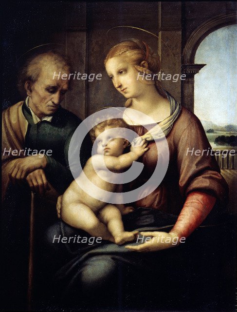 'The Holy Family (Madonna with Beardless Joseph)', c1505-c1506. Artist: Raphael