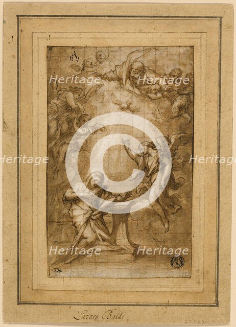 Study for the Annunciation, n.d. Creator: Lazzaro Baldi.