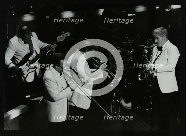 Jazz group playing at the Forum Theatre, Hatfield, Hertfordshire, 1984. Artist: Denis Williams