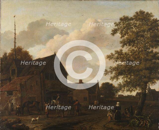 The watering place, 1650-1700. Creator: Emanuel Murant.