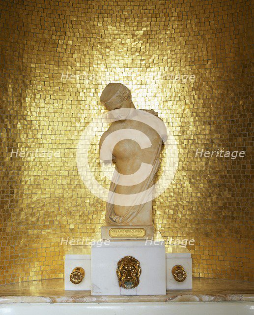 Virginia Courtauld's bathroom, Eltham Palace, London, c2000s. Artist: Unknown.