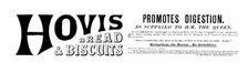 Advertisement for Hovis Bread & Biscuits, 1895. Creator: Unknown.