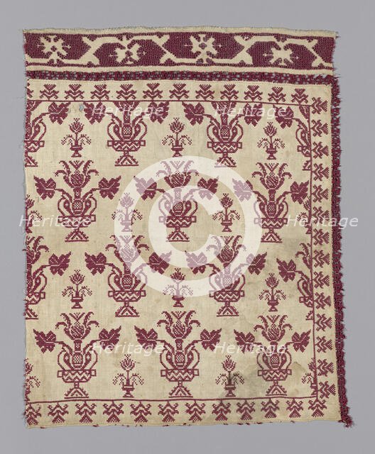 Pillow Cover (Incomplete), Italy, 1601/50. Creator: Unknown.