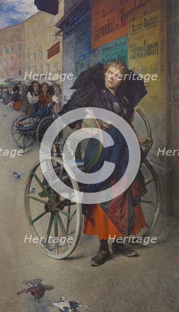 The Milkmaid from Salzburg Green market.