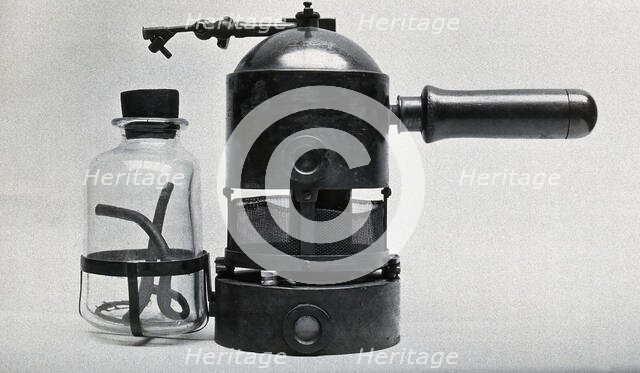 Steam spray used by Joseph Lister, c1880s. Creator: Unknown.