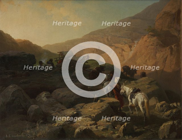 Caucasus, 1872. Artist: Kovalevsky, Pavel Osipovich (1843-1903)