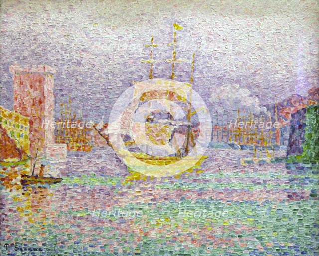 'Port of Marseilles', 1906-1907. Artist: Paul Signac