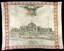 Handkerchief, Pennsylvania, 19th century. Creator: Unknown.