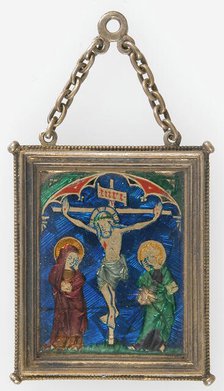 Pendant with the Crucifixion, French (?), 14th century. Creator: Unknown.