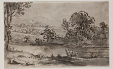 Landscape with River, between 1756 and 1810. Creator: Jean-Jacques de Boissieu.