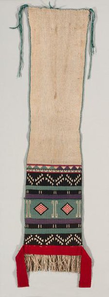 "Hopi Brocade" style Dance Sash, c. 1880-1900. Creator: Unknown.