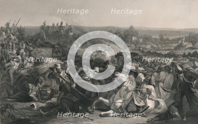 The Battle of Meeanee, 1843.  Creator: James Baylis Allen.