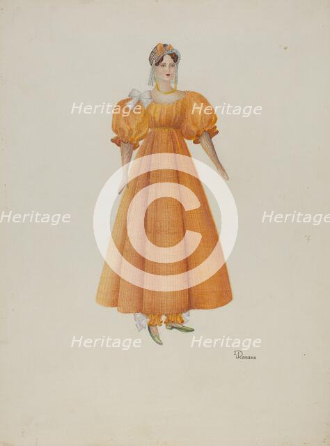 Doll - "Hepzibah", c. 1939. Creator: Josephine C. Romano.