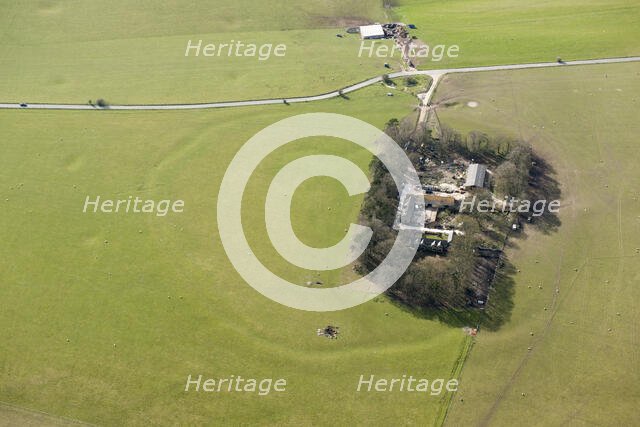 Bilbury Rings, an Iron Age multivallate hillfort earthwork, Wylye Down, Wiltshire, 2016. Creator: Damian Grady.