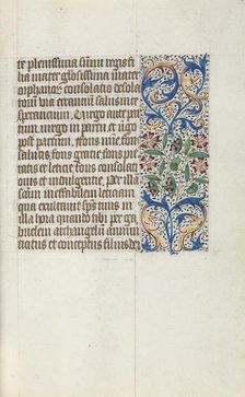 Book of Hours (Use of Rouen): fol. 19r, c. 1470. Creator: Master of the Geneva Latini (French, active Rouen, 1460-80).