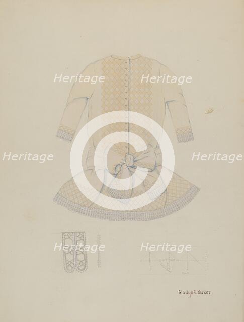 Child's Dress, c. 1936. Creator: Gladys C. Parker.