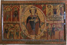  'Frontal of Coll', panel painting, depicting scenes of the Annunciation, the Nativity, Jesus in …