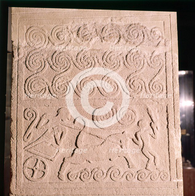 Grave-slab from Mycenae, Greece, 16h Century BC. Artist: Unknown.