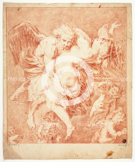 Boreas and Orytheia, n.d. Creator: Jan Lauwryn Krafft.