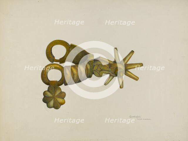 Spur, c. 1938. Creator: Cornelius Christoffels.